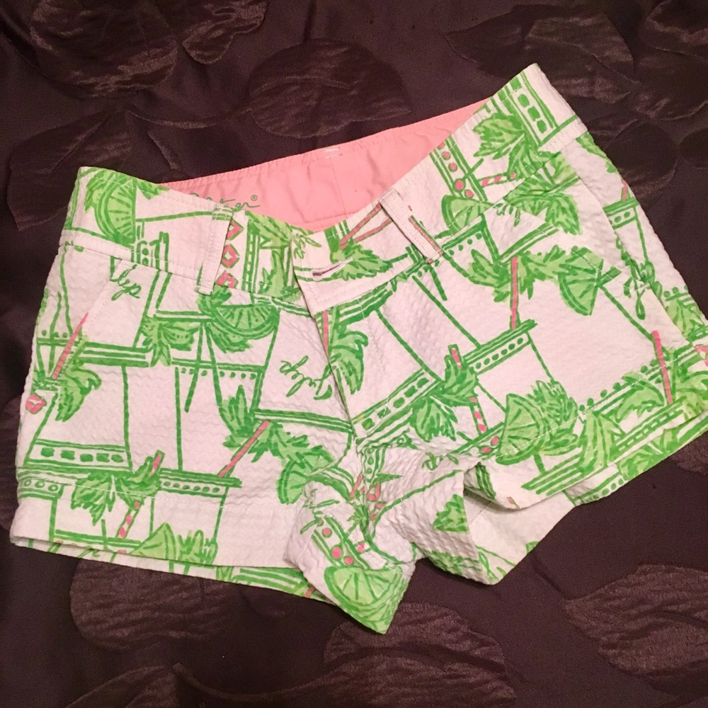 Lilly Pulitzer Just Add Mint Walsh Shorts
